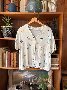 Nice Things Print Blouse Paloma Size 6